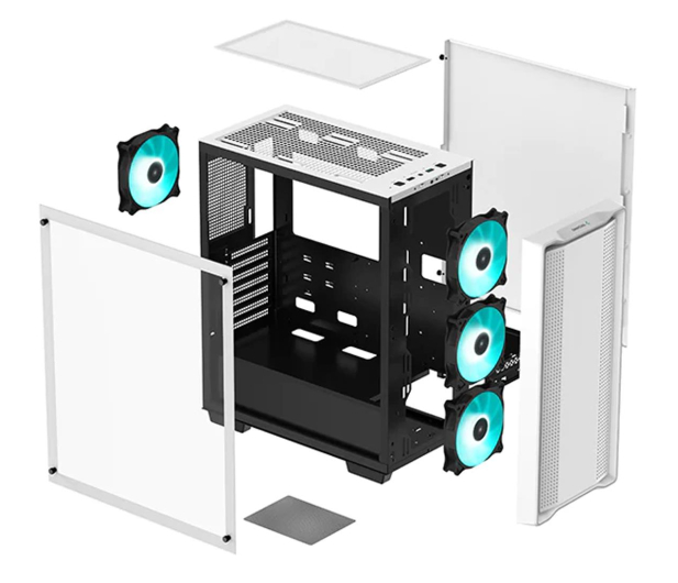 DEEPCOOL CC560 White V2 R-CC560-WHGAA4-G-2 - 1163784 - zdjęcie 4